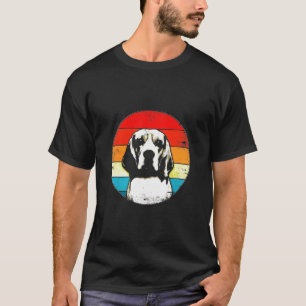 Beagle Retro Dog Dad Mum T-Shirt