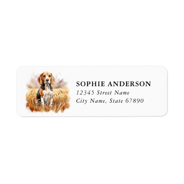 Beagle Return Address Label (Front)