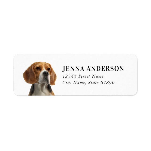Beagle Return Address Label (Front)