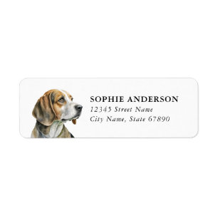 Beagle Return Address Label