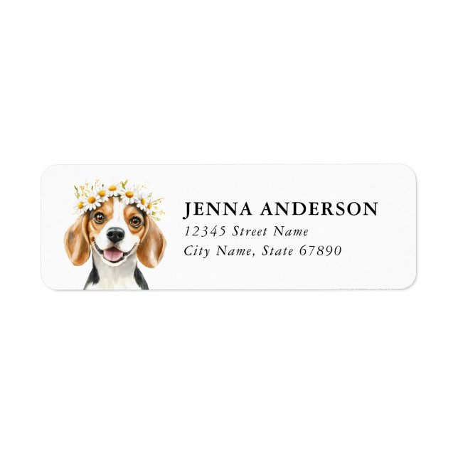 Beagle Return Address Label (Front)