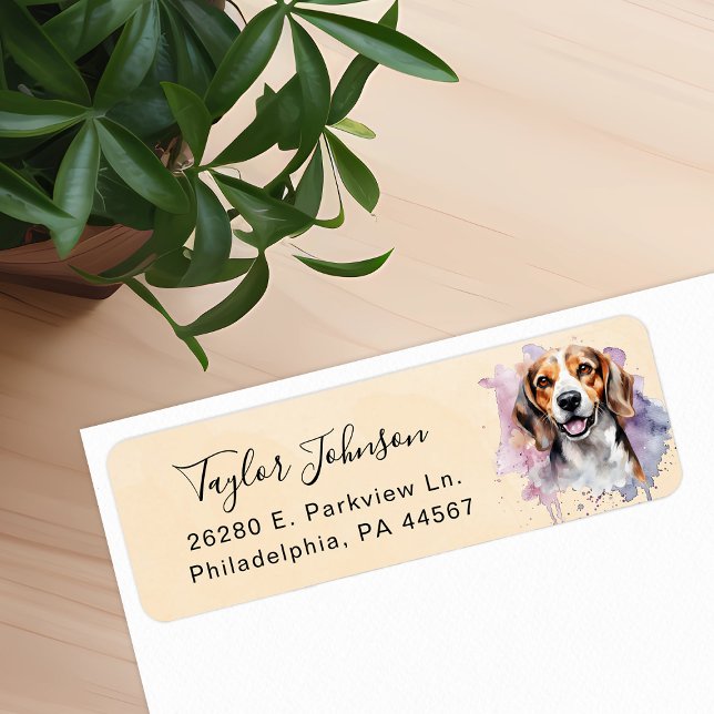 Beagle Return Address Label (Creator Uploaded)