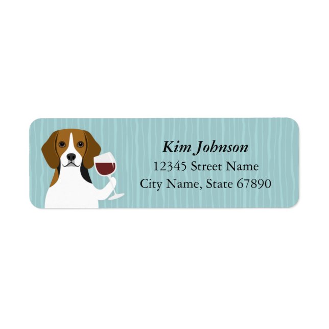 Beagle Return Address Labels (Front)