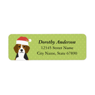 Beagle Return Address Labels