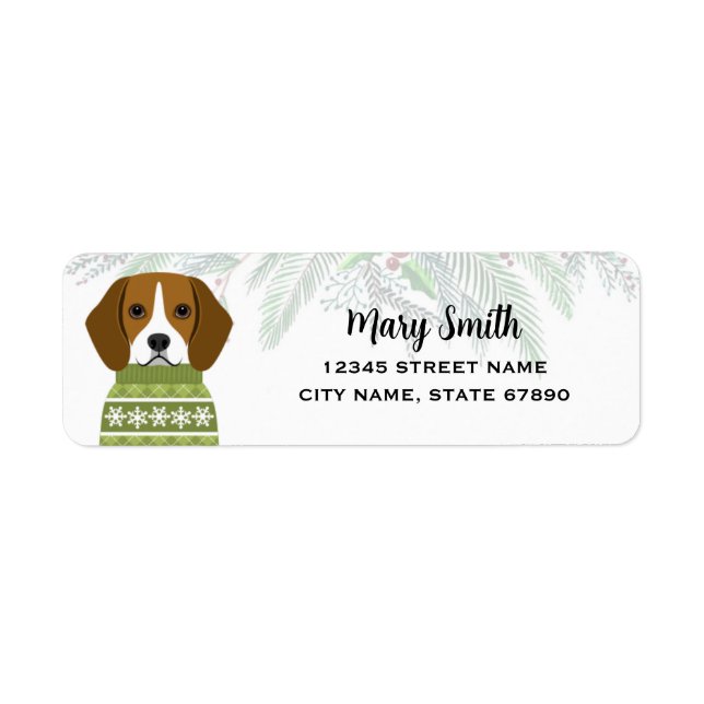 Beagle Return Address Labels (Front)
