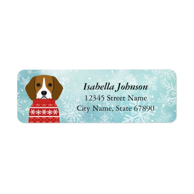 Beagle Return Address Labels (Front)
