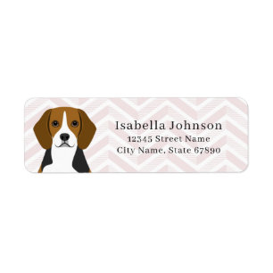 Beagle Return Address Labels