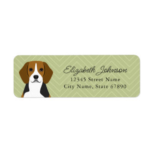 Beagle Return Address Labels