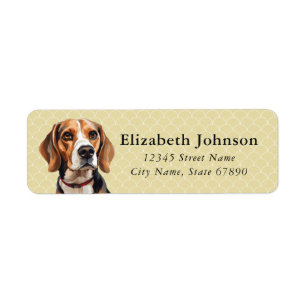 Beagle Return Address Labels