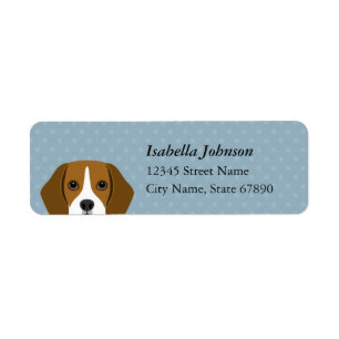 Beagle Return Address Labels