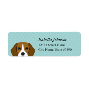Beagle Return Address Labels