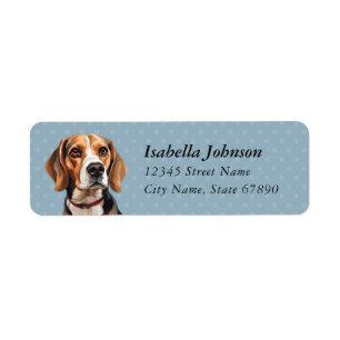 Beagle Return Address Labels