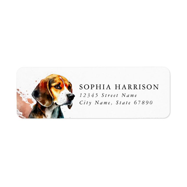 Beagle Return Address Labels (Front)