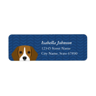 Beagle Return Address Labels
