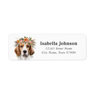 Beagle Return Address Labels