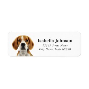 Beagle Return Address Labels