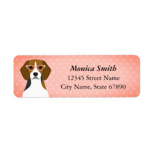 Beagle Return Address Labels