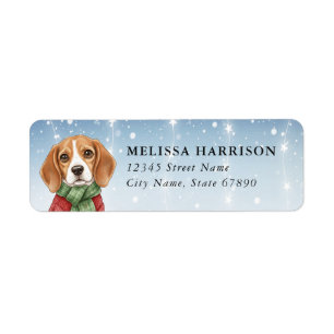 Beagle Return Address Labels