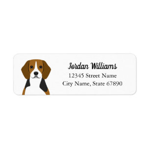 Beagle Return Address Labels