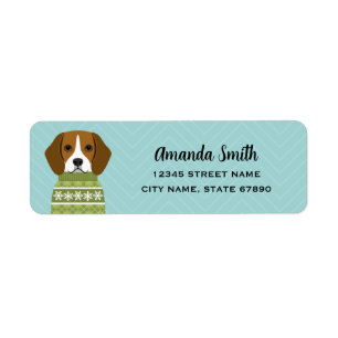Beagle Return Address Labels