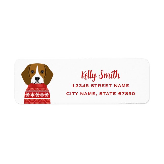 Beagle Return Address Labels (Front)