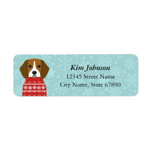 Beagle Return Address Labels