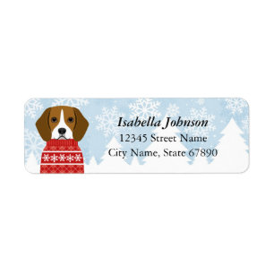Beagle Return Address Labels