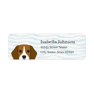 Beagle Return Address Labels