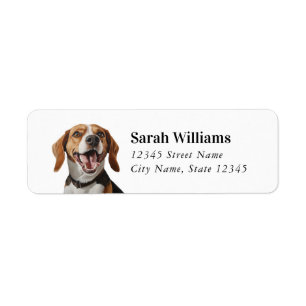 Beagle Return Address Labels