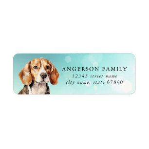 Beagle Return Address Labels