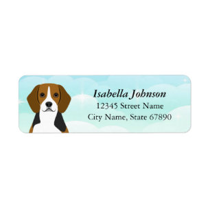 Beagle Return Address Labels