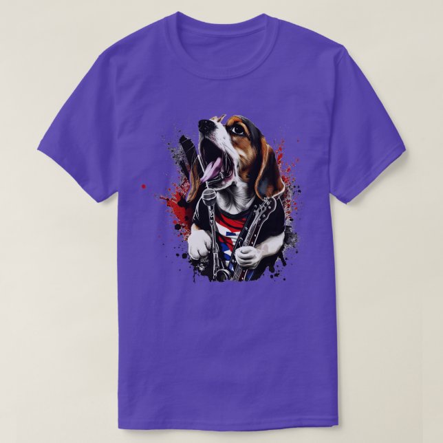 Beagle Rocker T-Shirt (Design Front)