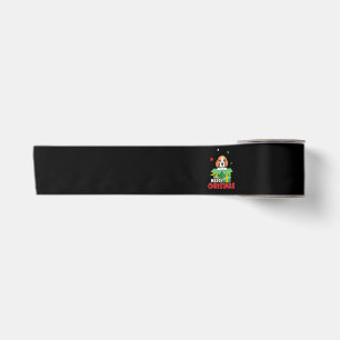 Beagle Santa Dog Lovers Merry Christmas Xmas Satin Ribbon