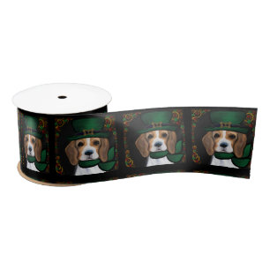 Beagle satin ribbon