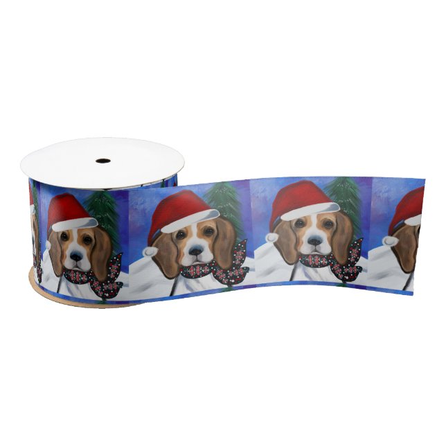 Beagle      satin ribbon (Spool)
