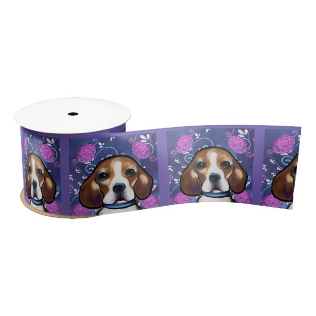 Beagle                 satin ribbon (Spool)