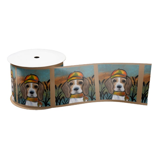 Beagle       satin ribbon (Spool)