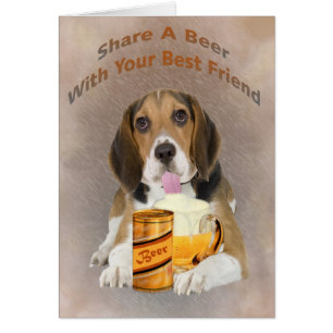 Beagle Shares A Beer