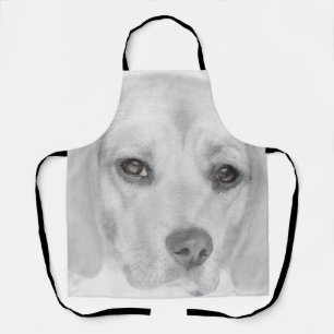 Beagle Sketch All-Over Print  Apron