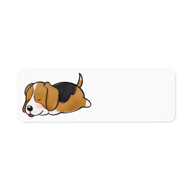 Beagle Sleeping Cartoon (Front)