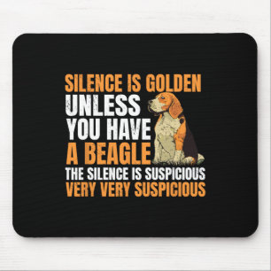 Beagle Small Scent Dog Hunting Pet Breeder Silence Mouse Mat