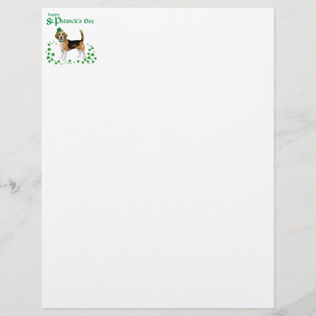 Beagle St Patricks Day (Front)