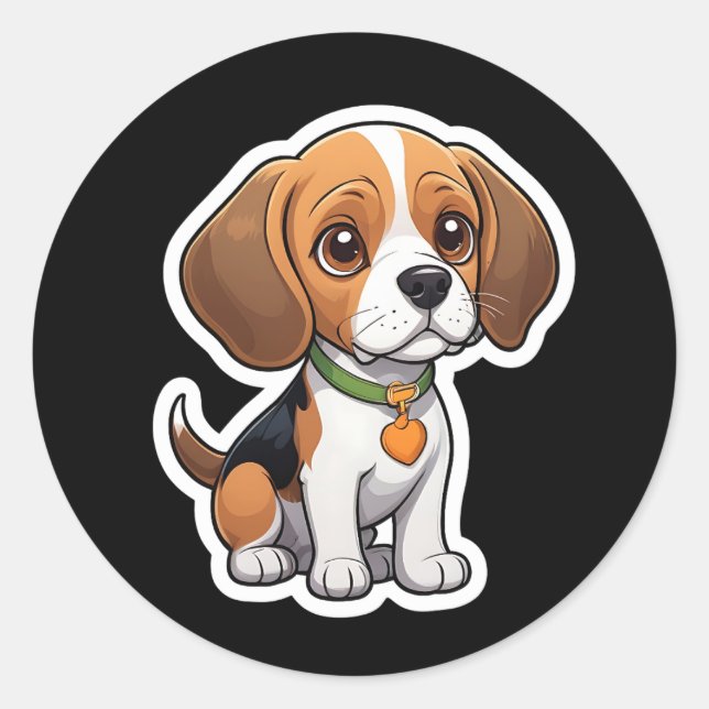Beagle Sticker (Front)