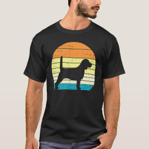 Beagle Sunset Retro Animal Pet Hunting Hound Dog T-Shirt