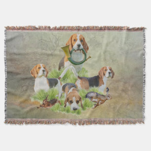 Beagle throw blanket