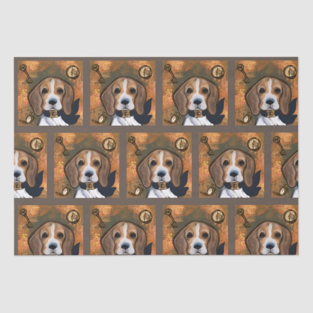 Beagle       tissue paper (Front)