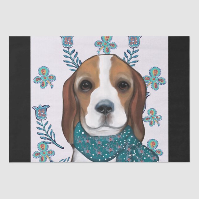  Beagle Tissue Paper (Front)