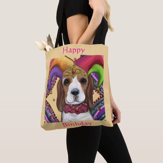 BEAGLE TOTE BAG (Close Up)