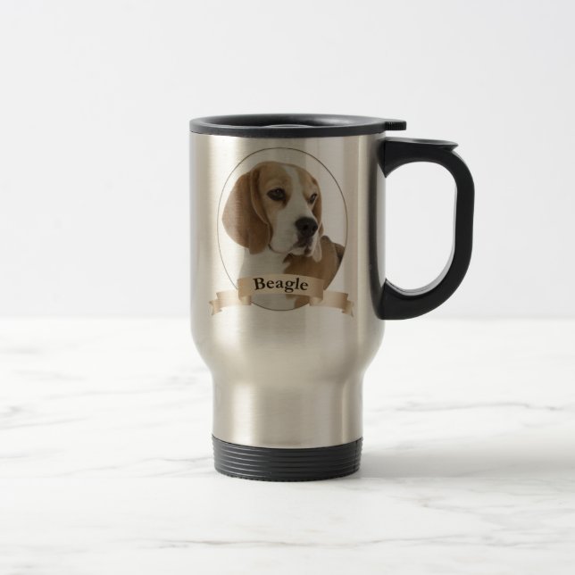 Beagle Travel Mug (Right)