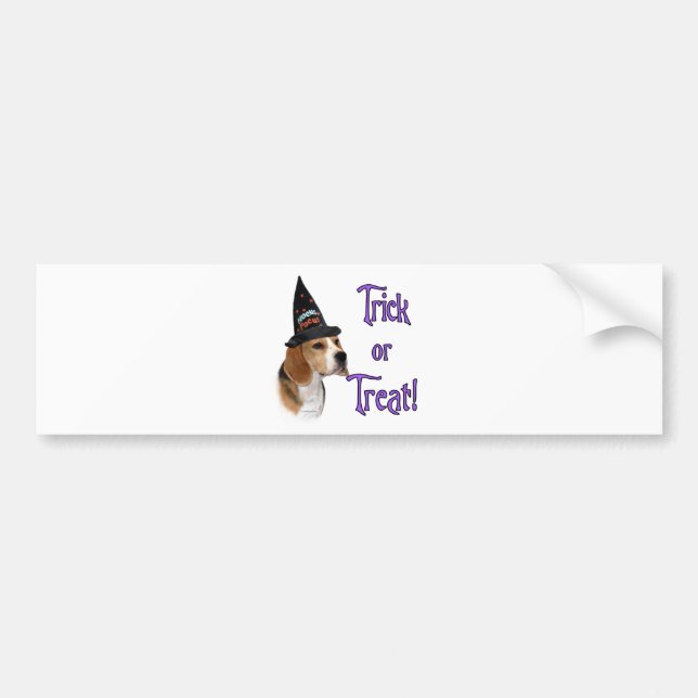 Beagle Trick Bumper Sticker (Front)